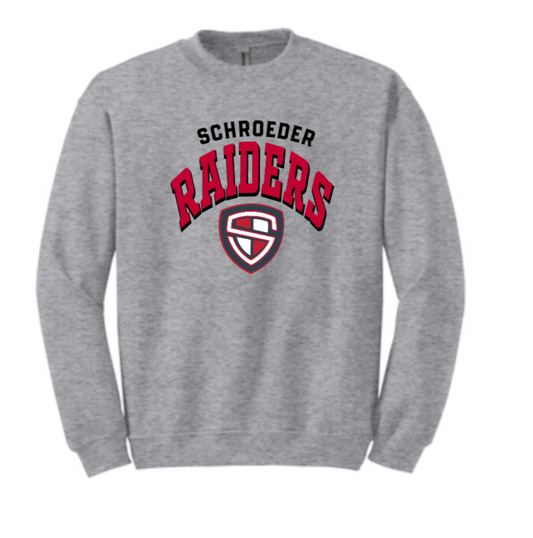 Raiders Light Grey Crewneck Sweatshirt