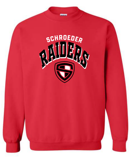Raiders Red Crewneck Sweatshirt