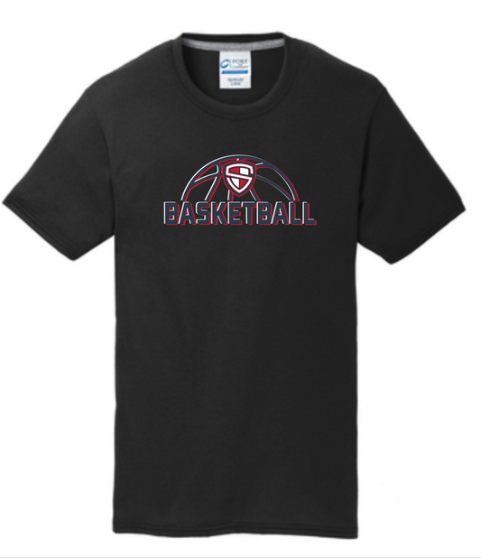Boys Basketball Performance T-shirt 100% Polyester