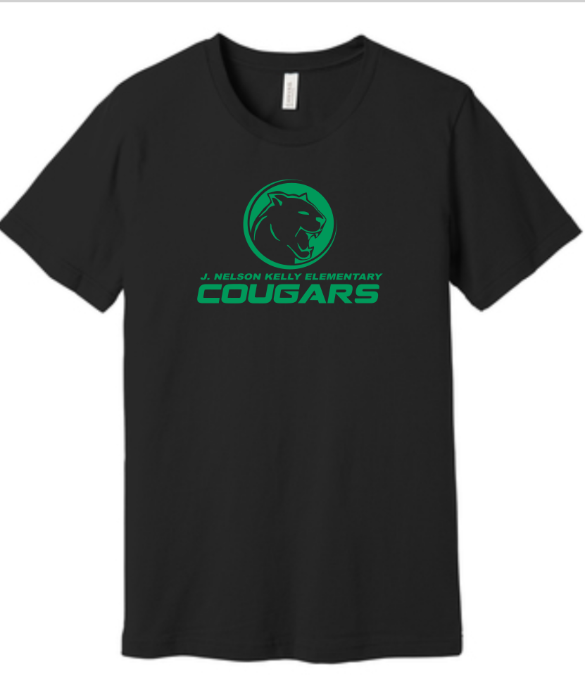 Kelly Black T-shirt | ~2 week Delivery | Free School Pickup Available