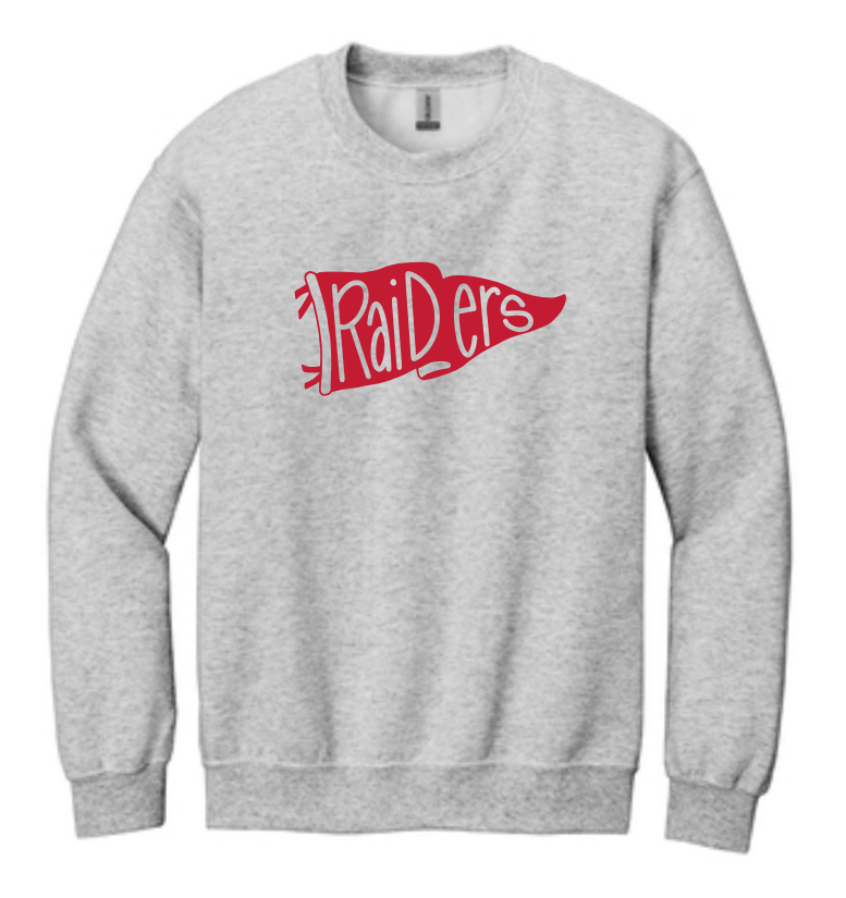 Raiders Ash Grey | Red Flag | Tee 50/50 Blend | Crewneck | Hoodie | ~2 week delivery