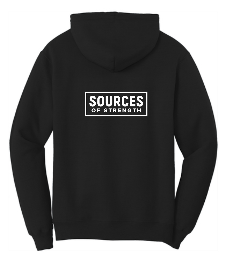 Sources of Strength Hoodie | ~2 week delivery | Free school pickup option at checkout