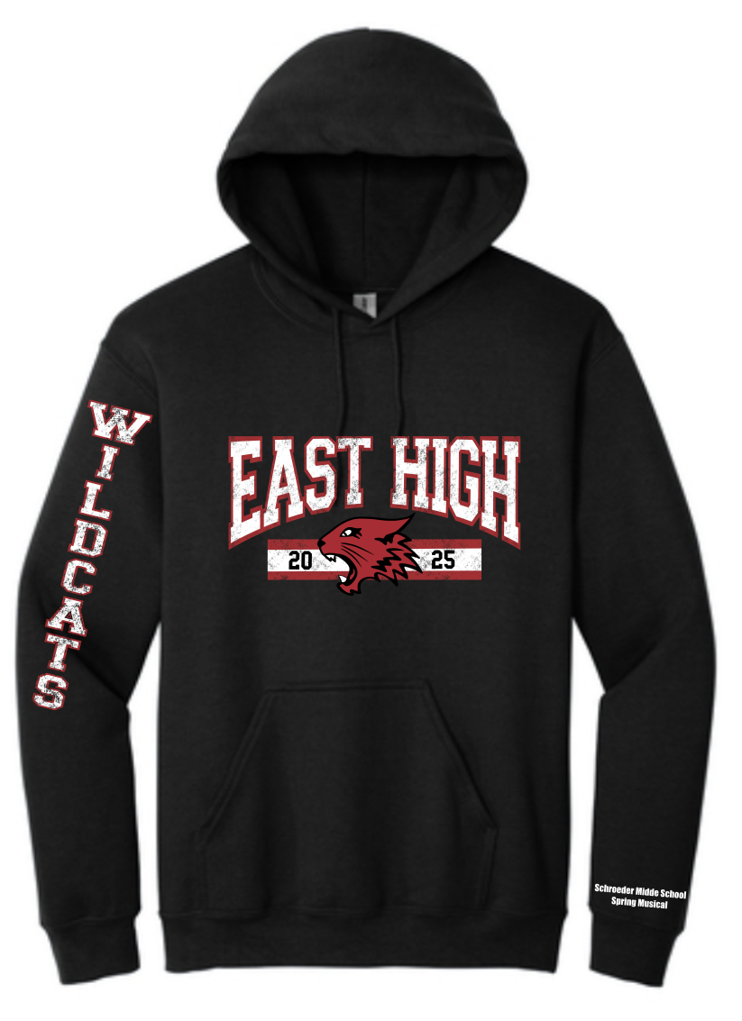 East High Hoodie | ~2 week delivery | Free delivery to school