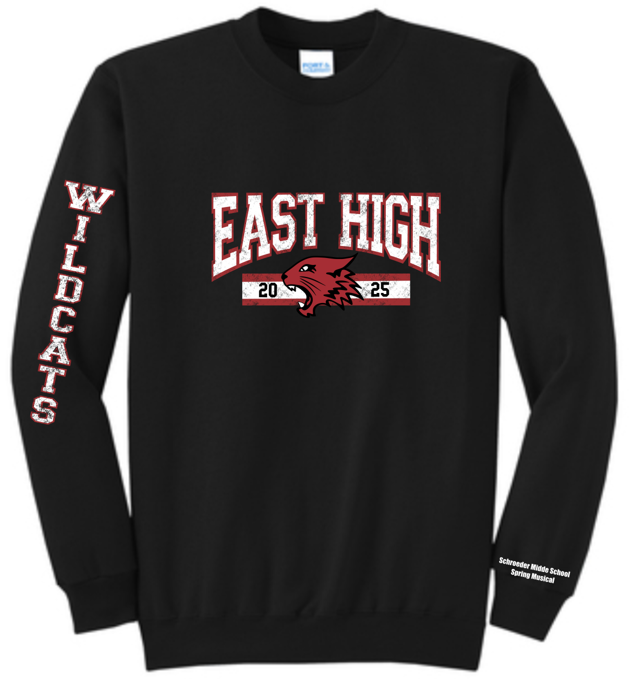 East High Sweatshirt | ~2 week delivery | Free delivery to school