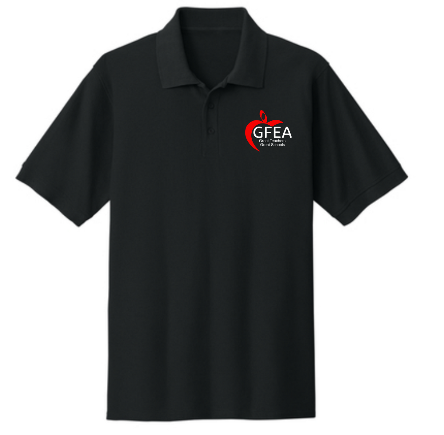 GFEA Men's Black Pique Polo | Turn around time ~ 2 weeks