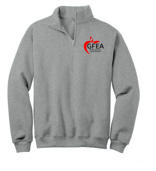 GFEA Grey Quarter Zip Sweatshirt | Turn around time ~ 2 weeks
