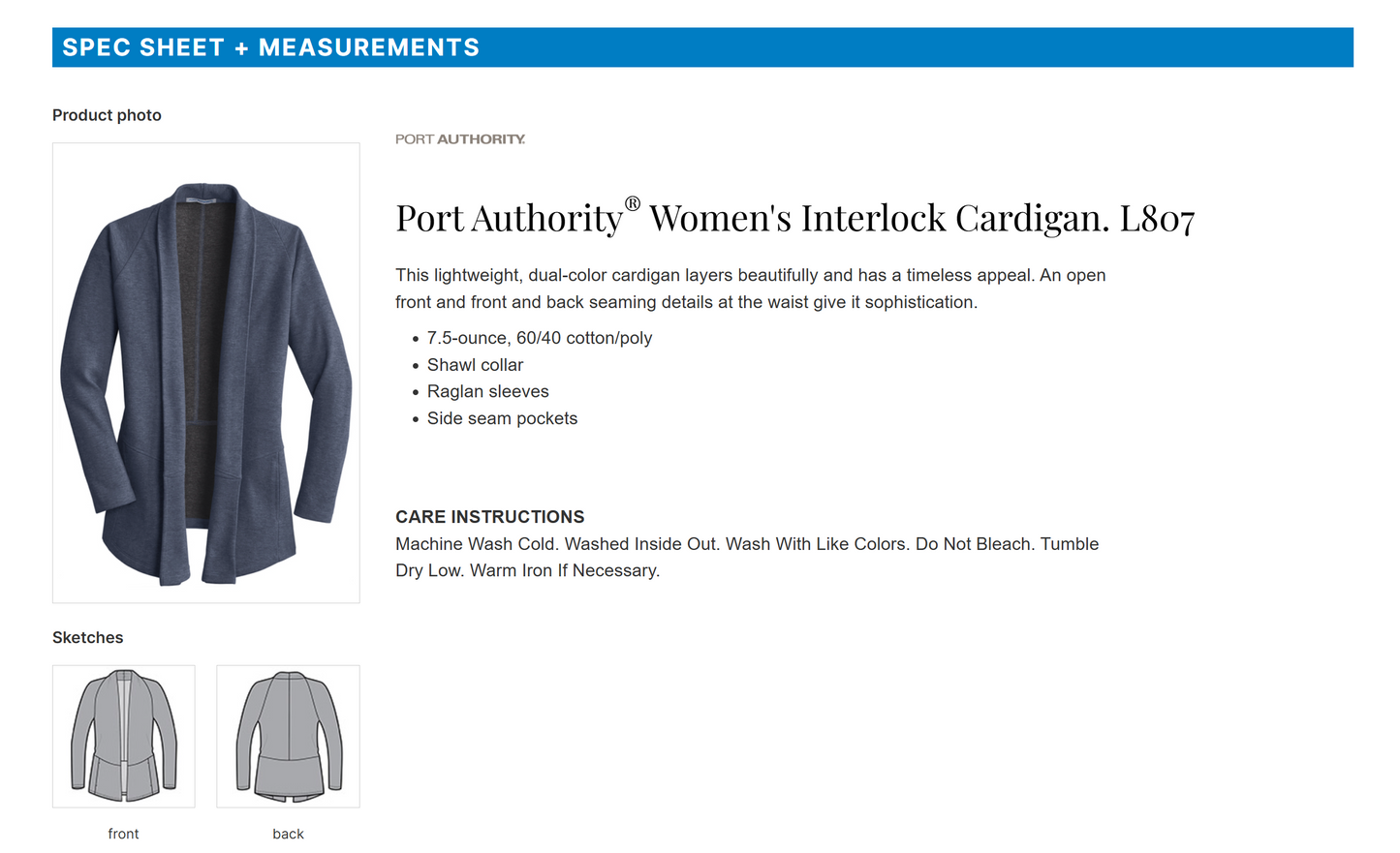 Ben Franklin Navy Cardigan |  ~2 weeks delivery | Select Pickup at Checkout for free school delivery