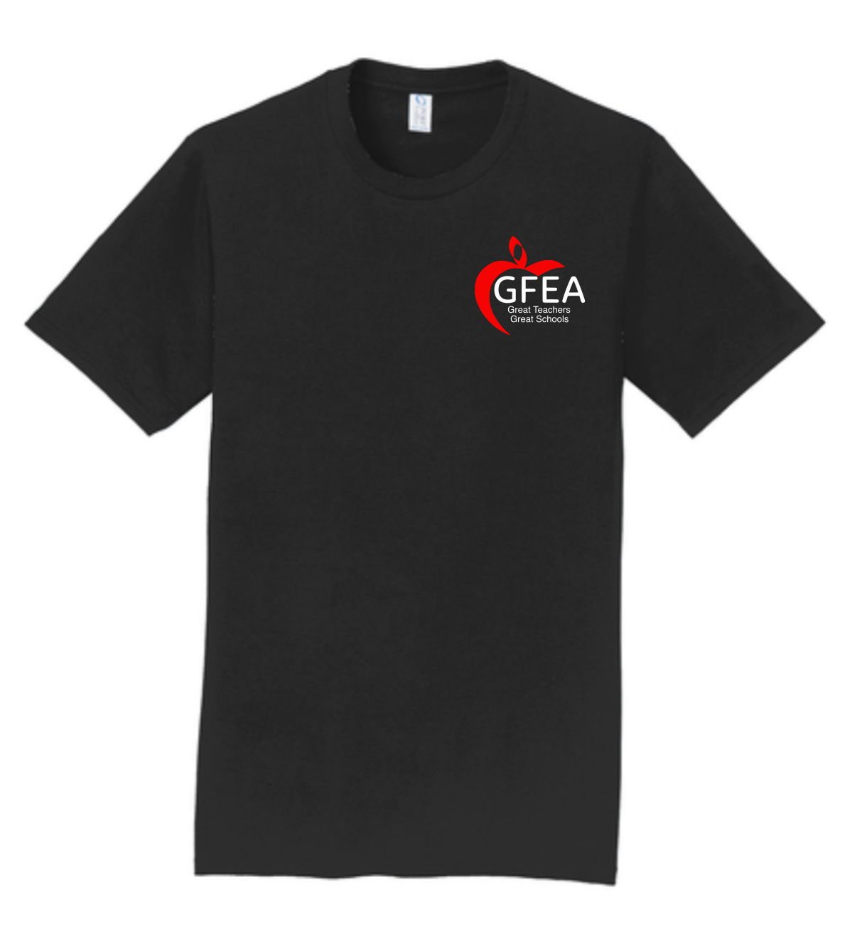 GFEA Pocket Logo Black T-shirt | Turn around time ~ 2 weeks