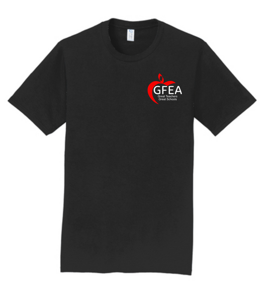 GFEA Pocket Logo Black T-shirt | Turn around time ~ 2 weeks