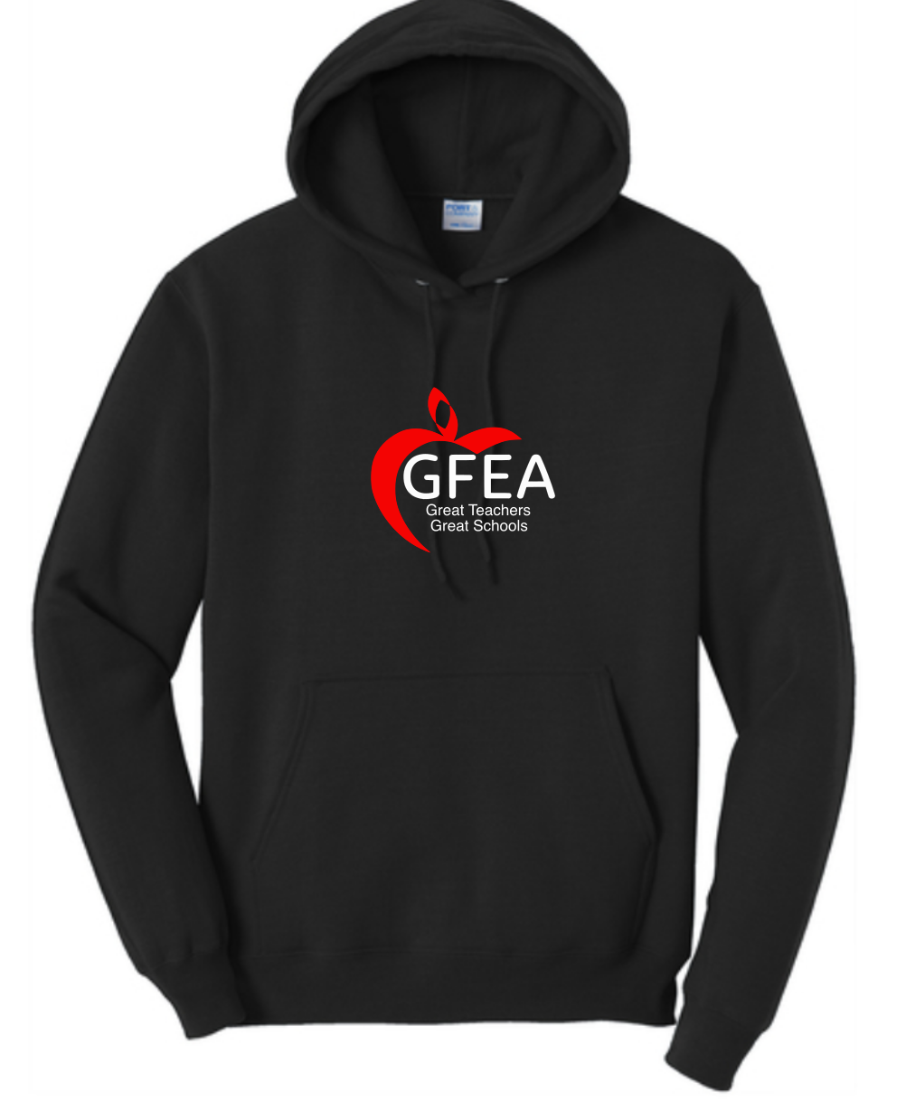 GFEA Black Hoodie | Turn around time ~ 2 weeks