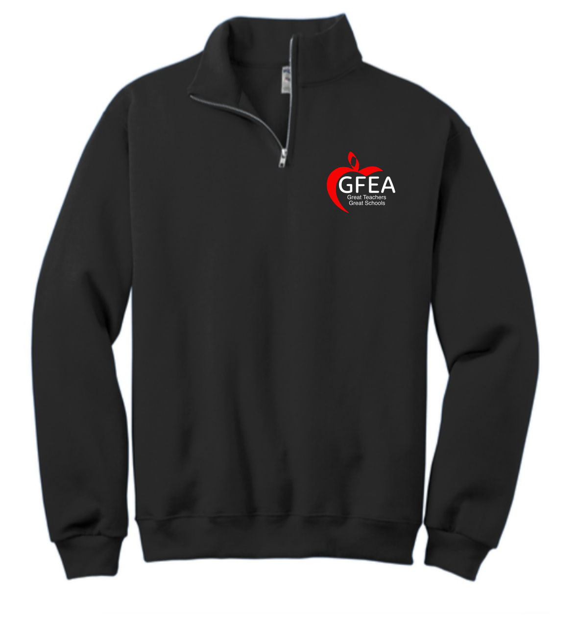 GFEA Black Quarter Zip Sweatshirt | Turn around time ~ 2 weeks